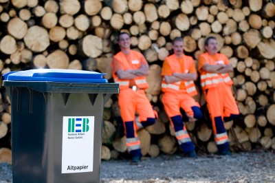 Die haushaltsnahe Altpapiertonne wurde flächendeckend in Hagen eingeführt. (Foto: HEB) Die haushaltsnahe Altpapiertonne wurde flächendeckend in Hagen eingeführt. (Foto: HEB)