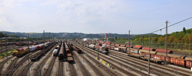 Im Bereich des Güterverkehrs zählt der Rangierbahnhof Hagen-Vorhalle zu den größten in Deutschland. (Foto: Stadt Hagen)