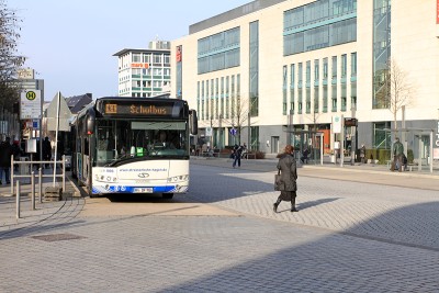 Zentraler Busbahnhof Stadtmitte. (Foto: Michael Kaub/Stadt Hagen) Zentraler Busbahnhof Stadtmitte. (Foto: Michael Kaub/Stadt Hagen)