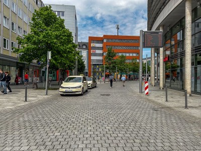 Taxi-Stand am Stadtfenster in der Innenstadt. (Foto: Dennis Noklies/Stadt Hagen)