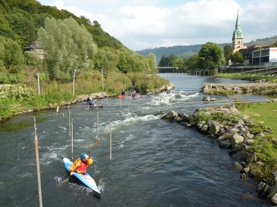 Kanuslalomstrecke in Hohenlimburg. (Foto: Michael Kaub/Stadt Hagen)