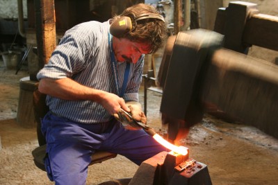 Sensenhammer im Westfälischen Freilichtmuseum. (Foto: Michael Kaub/Stadt Hagen)