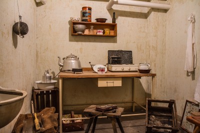 Der Bunker in der Bergstraße 98 beherbergt ein originalgetreu rekonstruiertes Kellergeschoss. (Foto: Michael Kaub/Stadt Hagen) Der Bunker in der Bergstraße 98 beherbergt ein originalgetreu rekonstruiertes Kellergeschoss. (Foto: Michael Kaub/Stadt Hagen)