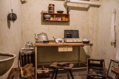 Der Bunker in der Bergstraße 98 beherbergt ein originalgetreu rekonstruiertes Kellergeschoss. (Foto: Michael Kaub/Stadt Hagen)