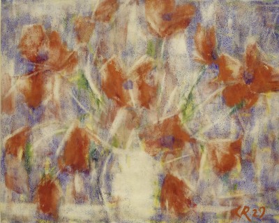 Christian Rohlfs, Mohnblumen, 1929