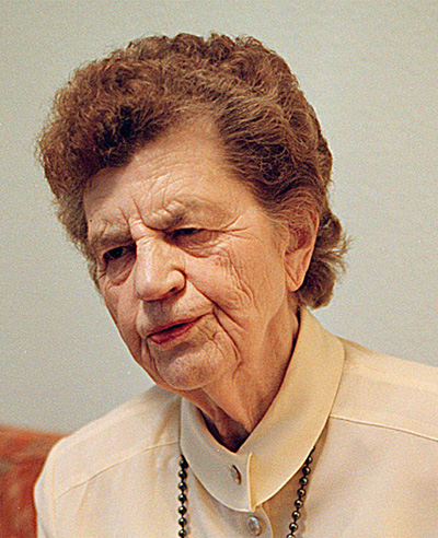 Die große Liberale: Liselotte Funcke. (Foto: Michael Kleinrensing)