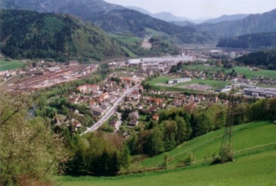 Bruck an der Mur Stadtansicht.