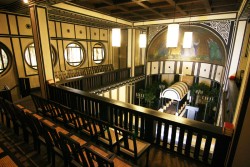 Krematorium Hagen Delstern; Architekt Peter Behrens; erstes Krematorium ''im Westen''; bedeutendes Gesamtkunstwerk weitgehend erhalten. Foto: Michael Kaub