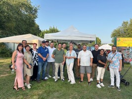 Die Teilnehmenden genossen den Kultursommer Muschelsalat im Hameckepark. (Foto: Franziska Michels/Stadt Hagen)